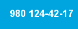980 124-42-17